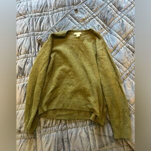 H&M Khaki Women's Crew Neck Sweater